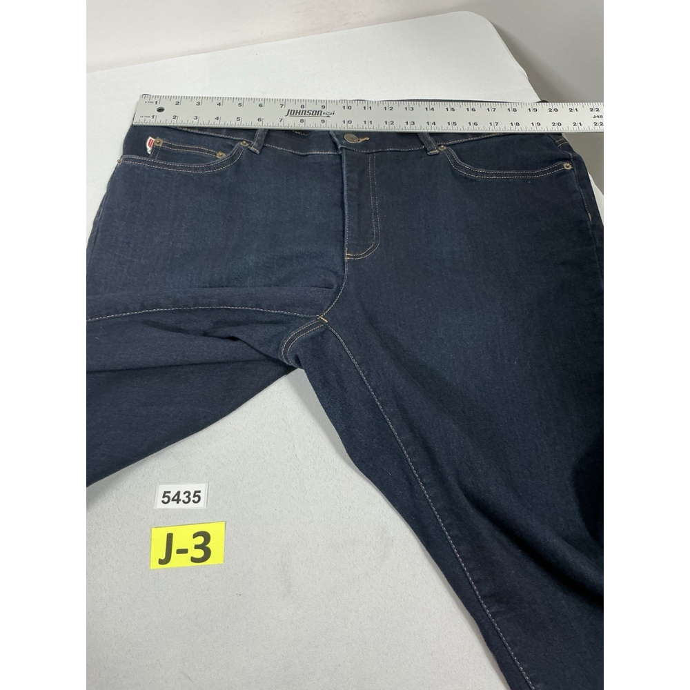 Womans Chaps Blue Denim Stretch Jeans 18W - Picture 6 of 9